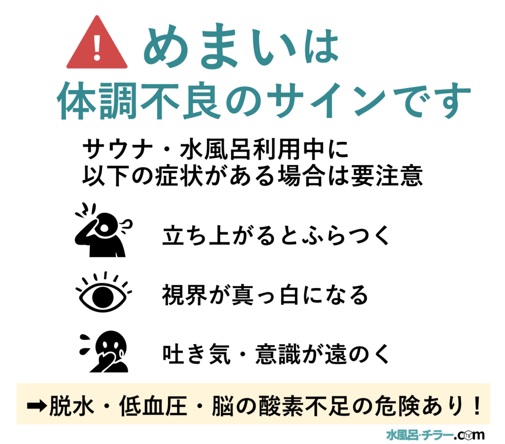サウナ　水風呂　めまい　気持ちいい